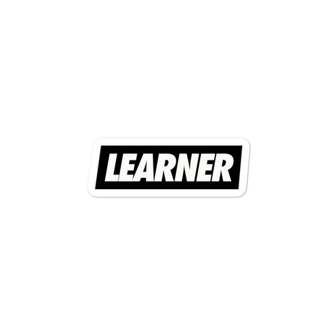 LEARNER sticker