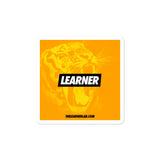 The Learner Sticker - yellow