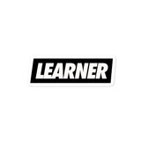 LEARNER sticker